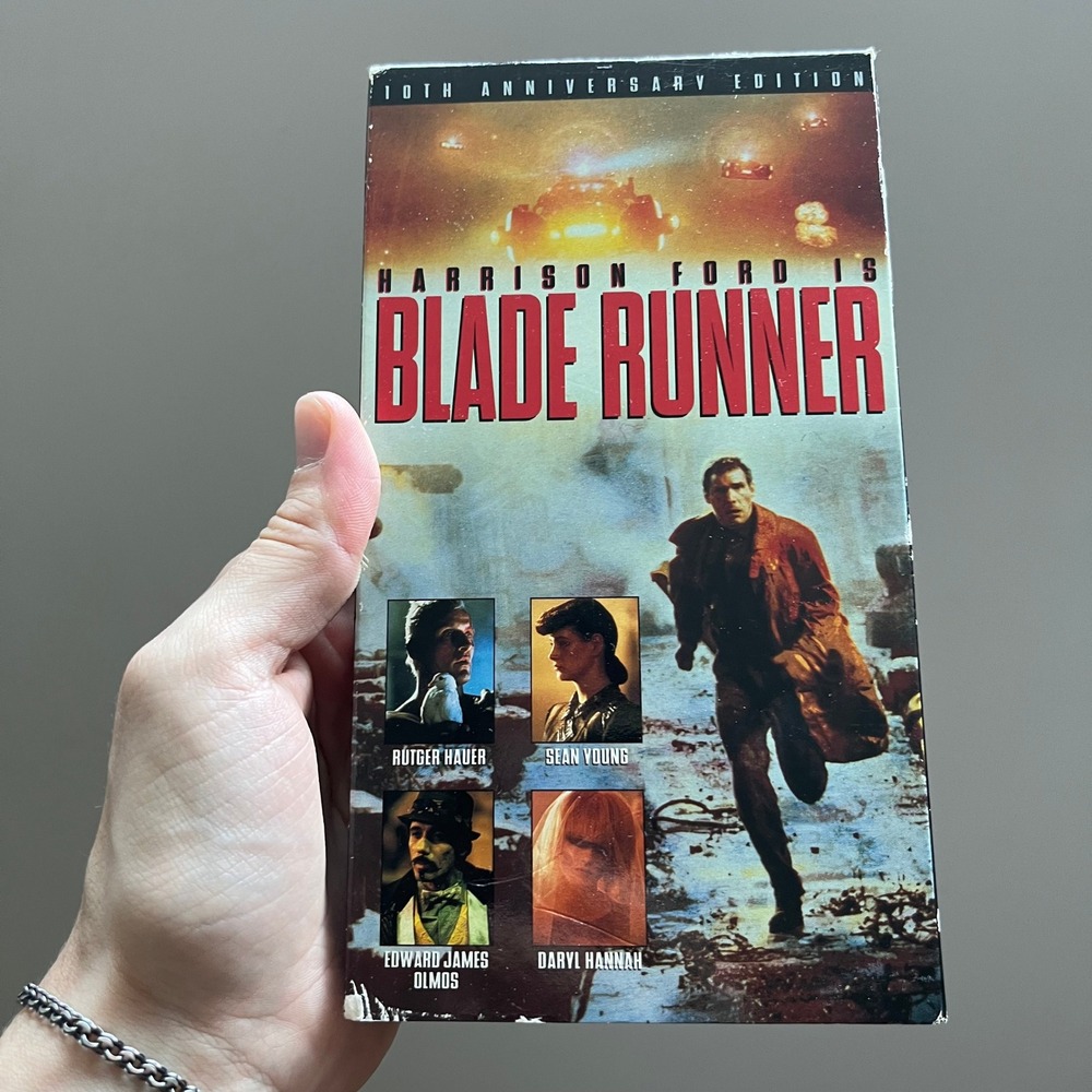 Blade Runner VHS 10th Anniversary Edition 1992 Harrison Ford Ridley Scott 1380